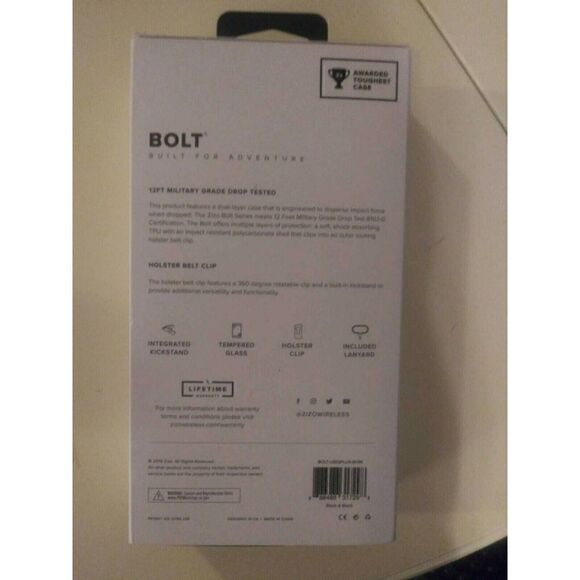 LG Escape Plus Zizo Bolt Series Case. - Picture 2 of 2